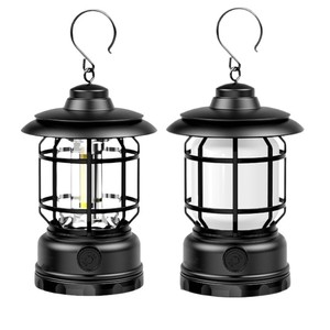 Camping Lantern Rechargeable Battery COB Light Source Outdoor Camping Portable Lantern Solar Powered Lighting - Product Image 2