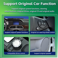 Reproductor de Radio Multimedia para Auto con Android Qualcomm de 8.8 Pulgadas para Mercedes Benz Clase C W204 S204, Carplay Inalámbrico, Auto LHD RHD