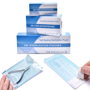 KADS Self Sealing Sterilization Pouch 200Pcs Disposable Sterile Bag for <b>Nail</b> <b>Tool</b> Disinfection Salon Use - Product Image 1