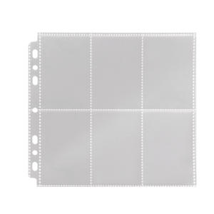 7 trous Double face 6 poches manchon de carte à collectionner protecteur de Page <span class=keywords><strong>classeur</strong></span> à <span class=keywords><strong>anneaux</strong></span> pour cartes de visite de jeu de Baseball <span class=keywords><strong>Pokemon</strong></span> - Product Image 2