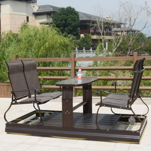 <span class=keywords><strong>Hamac</strong></span> et chaises suspendues modernes en métal pour l'extérieur avec coussins imperméables pour cour, parc, école et hôtel - Product Image 4
