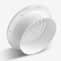 Grilles de ventilation rondes en plastique pour climatiseurs ABS HVAC Systems
