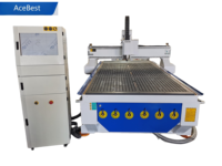 Máquina Router CNC para Madera 1530 con Husillo de 6KW, Alta Precisión para Fabricación de Puertas, Mesa de Ranura en T con Vacío, Motor Leadshine, Bomba Individual Nc Studio