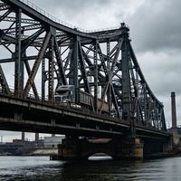 Bâtiments préfabriqués, pont en acier au design esthétique pour l'aménagement paysager urbain et l'embellissement de la ville