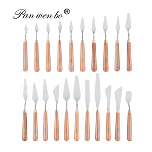 21 Kích thước thép không gỉ thìa Palette dao sơn dầu màu trộn <span class=keywords><strong>scraper</strong></span> sơn chuyên nghiệp Gỗ xử lý Palette dao - Product Image 2