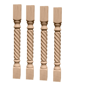 Support de pieds décoratif en bois d'hévéa de haute qualité pour îlot de cuisine classique-Durable et écologique - Product Image 3