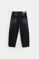 Jeans en denim déchiré délavé vintage de haute qualité pour hommes, taille mi-haute extensible, style décontracté hip-hop streetwear, vente en gros