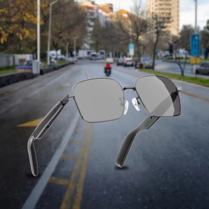 Chxdev SG แว่นตากันแดดไร้สาย<span class=keywords><strong>12pro</strong></span>, แว่นตาอัจฉริยะไร้สายสำหรับใส่ขับรถ UV ฟังเพลงได้ทั้งผู้ชายและผู้หญิงใช้ได้ทุกวัน - Product Image 2