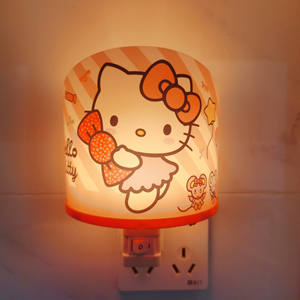 OEM Versatile decorazione per la casa Design moderno personaggio dei cartoni animati Plug-In luce notturna calda bianca che emette per la decorazione della camera da letto calda - Product Image 4