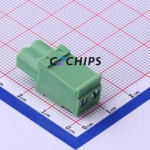 XY2500F-AV-5.0-2P Plug-in Terminal Block P=5mm Connector ( Connector Type: Plug )( Construction: 1x2P )( Pitch: 5mm ) - Product Image 2