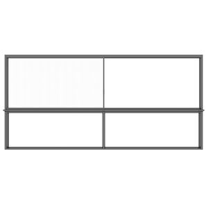 หน้าต่างบานเลื่อนกันยุงแบบกระจกนิรภัยสองชั้น กรอบอลูมิเนียมอัลลอยด์ทันสมัย ยี่ห้อ EBON - Product Image 2