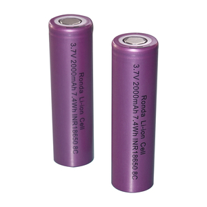 Taux de décharge élevé 8C <span class=keywords><strong>3.7V</strong></span> 18650-2000mah Cellule au <span class=keywords><strong>lithium</strong></span>-ion cylindrique certifiée CB/CE AA Batteries - Product Image 4