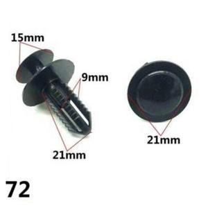 Rivets en plastique, rivets à pression en nylon, blanc, noir, R6080 - Product Image 6