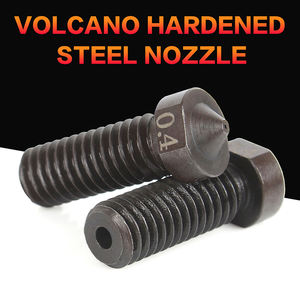 3DSWAY Moule En Acier 0.4/1.75mm Haute Température COUP D'OEIL Filament <span class=keywords><strong>E3D</strong></span> Hotend J-tête 3D Imprimante Pièces <span class=keywords><strong>V6</strong></span> En Acier Trempé Volcan Buse - Product Image 6