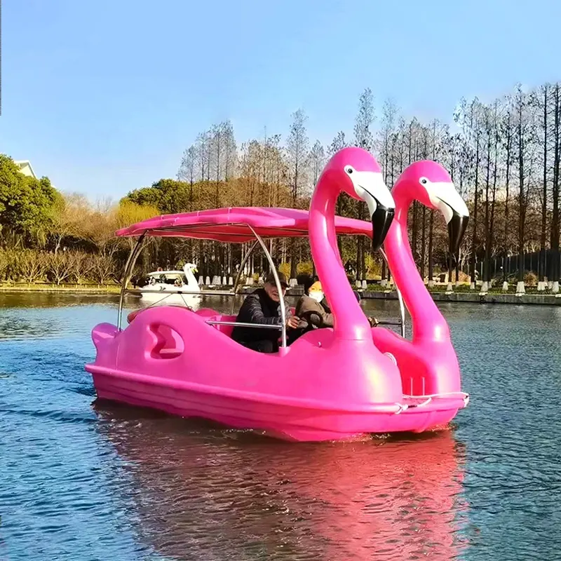 Nuevo Mini barco eléctrico para Parque Acuático de polietileno resistente al desgaste y duradero, barco turístico