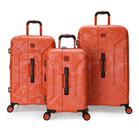 Goby London Dayanıklı Su Geçirmez PC ABS Hafif Genişletilebilir 4 Tekerlekli Spinner Valiz Seti 20" 25" 29" TSA Şifreli Kilit