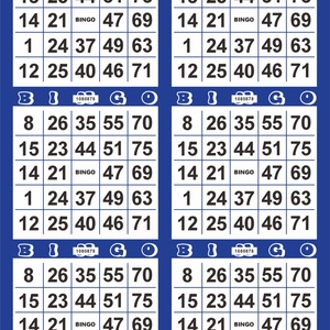 Boletos de Bingo Clásicos en 15 Colores, Papel para Jugar Bingo, Cuadrícula Numérica, Impresión Digital, Tarjetas de Bingo Personalizadas - Product Image 6