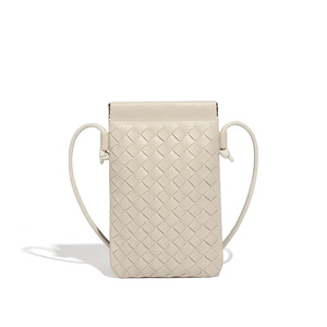 New Woven Phone Crossbody Bag for Women Mini Shoulder Bag Lightweight <b>Small</b> <b>Purse</b> Minimalist Designer Style - Product Image 2