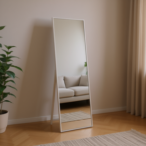 Specchio a Figura Intera Senza Cornice, Design Minimalista in Vetro per Uso Domestico - Product Image 2