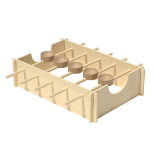 2026 年新品旋转滚球棋盘游戏儿童益智木制玩具 - Product Image 2