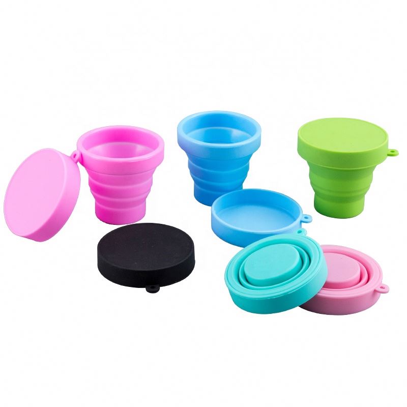 170 мл Складная чашка для питья карманный размер складная силиконовая дорожная чашка для питья