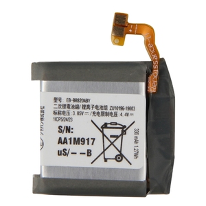 แบตเตอรี่สำรองสำหรับสมาร์ทวอทช์ Samsung EB-BR820ABY 340mAh สำหรับ Galaxy Watch Active 2 CE RoHS ขายส่ง - Product Image 5