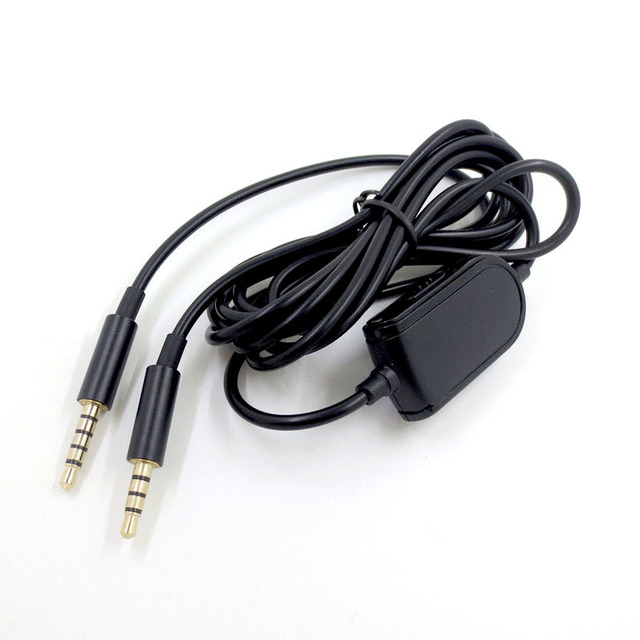 A10 A40 Gaming Headset with 2m 3.5mm Audio Aux Cable PVC Jacket Inline Mute Volume Control Stereo Connector Type