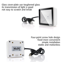 Scanner de codes-barres 2D fixe Xincode, montage mural, module de scanner de codes QR RS232/TTL PDF417 avec USB pour paiement GT-7700G