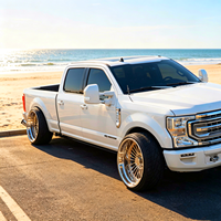 Jantes de camion forgées sur mesure SL 22x12 24x14 26x14 26x16 28X16 30x16 8x165.1 6x139.7 8x170 Polies à rebord profond pour GMC 1500 F150