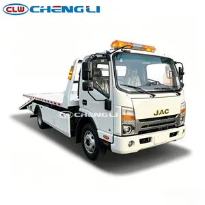 รถยกพ่วงแบบพื้นเรียบ JMC 3.3 เมตร 2 เพลา 8 ตัน 4*2 ที่เชื่อถือได้สำหรับการลากจูงรถยนต์ - Product Image 2