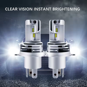 1Pcs H4 LED 오토바이 CSP 헤드라이트 전구 자동차 오토바이 H4 하이/로우 빔 화이트 6000K 오토바이 헤드램프 12V - Product Image 3