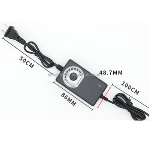 3-12V 2A làm mát không khí <span class=keywords><strong>Fan</strong></span> khoan động cơ máy bơm có thể điều chỉnh điện áp biến điều khiển tốc độ ánh sáng dimmer điều khiển Điều khiển Power Adapter - Product Image 3