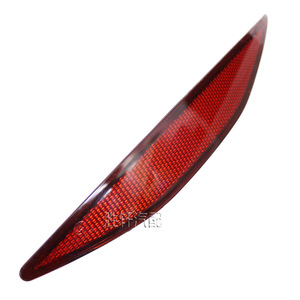 Volkswagen Golf 7 Rear Bumper Reflector <b>Red</b> Abs <b>Material</b> Glue Tape Installation - Product Image 2