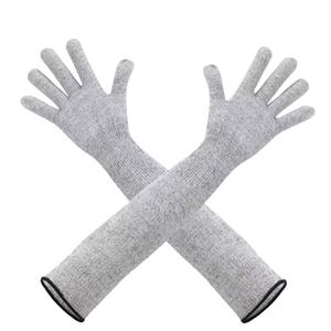 Protector de brazo de muñeca anticorte HPPE de nivel 5 de alta calidad con mangas protectoras de extensión de guantes para seguridad en el trabajo - Product Image 1