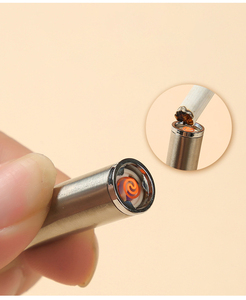 20 Flash <span class=keywords><strong>USB</strong></span> ánh sáng tự động kim loại thuốc Lá Trường hợp với mở Bìa Flash với <span class=keywords><strong>USB</strong></span> nhẹ hơn - Product Image 4