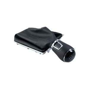 Volkswagen Lamando Gear <b>Shift</b> <b>Knob</b> Black Leather 5 6 Speed Manual Transmission Ergonomic Design - Product Image 3