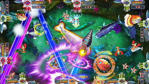 Seafood Paradise 5 Kyrin Gioco di Saluto di Capodanno per Adulti USA, Gioco di Tiro al Pesce, Gioco di Abilità a Moneta, Tavolo da Gioco con Pesci - Product Image 5