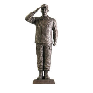 polyresin statua <span class=keywords><strong>in</strong></span> <span class=keywords><strong>bronzo</strong></span> soldato figura scultura figurine - Product Image 3
