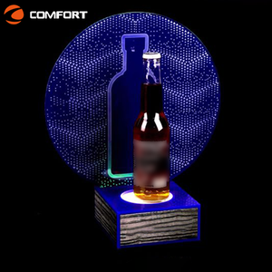 Bouteille de présentateur de vin d'accessoires de barre durables acryliques Glorofier - Product Image 6