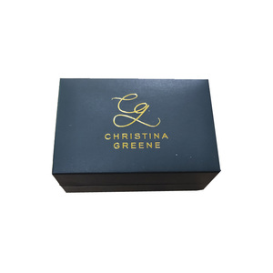 Caja de almacenamiento de embalaje de regalo para gemelos, caja de gemelos negra de moda personalizada ecológica - Product Image 3