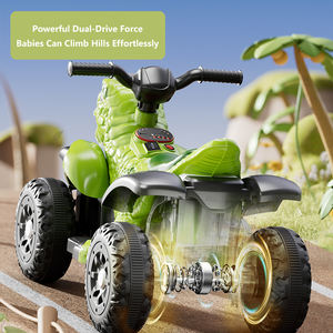 Großhandel Aufsitz-Elektro fahrzeuge Elektrische Dinosaurier-Motorräder für Kinder Wiederauf ladbare Motorräder für Jungen und Mädchen - Product Image 4
