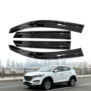 Accessoires extérieurs de marque KQD, vente en gros d'usine, visière de fenêtre en PC facile à installer pour Hyundai Tucson 2016-2020 - Product Image 3
