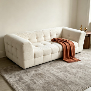 Sofá Cama de Crema Personalizado OEM/ODM con Espuma Certificada CertiPUR-US, Envasado al Vacío, MOQ Bajo para Sala de Juegos Infantil, Guardería, Guardería Diurna - Product Image 1