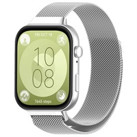 Bracelet de sport magnétique en acier inoxydable milanais pour montre connectée Huawei Fit 3 Pro 4