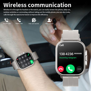 นาฬิกาอัจฉริยะ BWD8สีเทา Lige พร้อมหูฟังเอียร์บัดอายุการใช้งานแบตเตอรี่ที่ยาวนานหูฟังไร้สายระบบช่วยโทรออกด้วยเสียงอัจฉริยะ Android iOS - Product Image 4