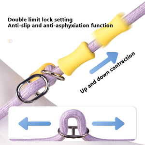 Şok Önleyici Dayanıklı Naylon Köpek Tasması Eğitim ve Yürüyüş İçin - Uzatılabilir Tasarım - Product Image 2