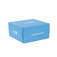 Boîtes en papier en carton ondulé pour emballage cadeau avec impression double face de logo personnalisé