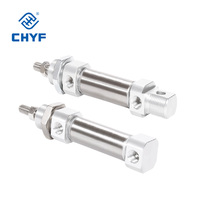Mini vérin pneumatique à double effet MI8X10CA |   Alésage de 8 mm x Course de 10 mm