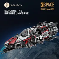 Modèle de vaisseau spatial BaKa 33906 Wars Rocinante, fusée spatiale, briques, décoration de bureau, cadeaux pour enfants, ensembles de blocs de construction
