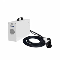 Cargador Portátil para Vehículos Eléctricos, Carga Rápida de CC de 7kW, Cable CCS2 Tipo 2, OCPP 1.6J, IP54 Impermeable, Directo de Fábrica, OEM, CE, TUV, IEC 61851
